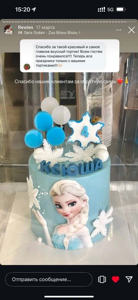 Customer review of a SweetBox cake (16 of 44)
