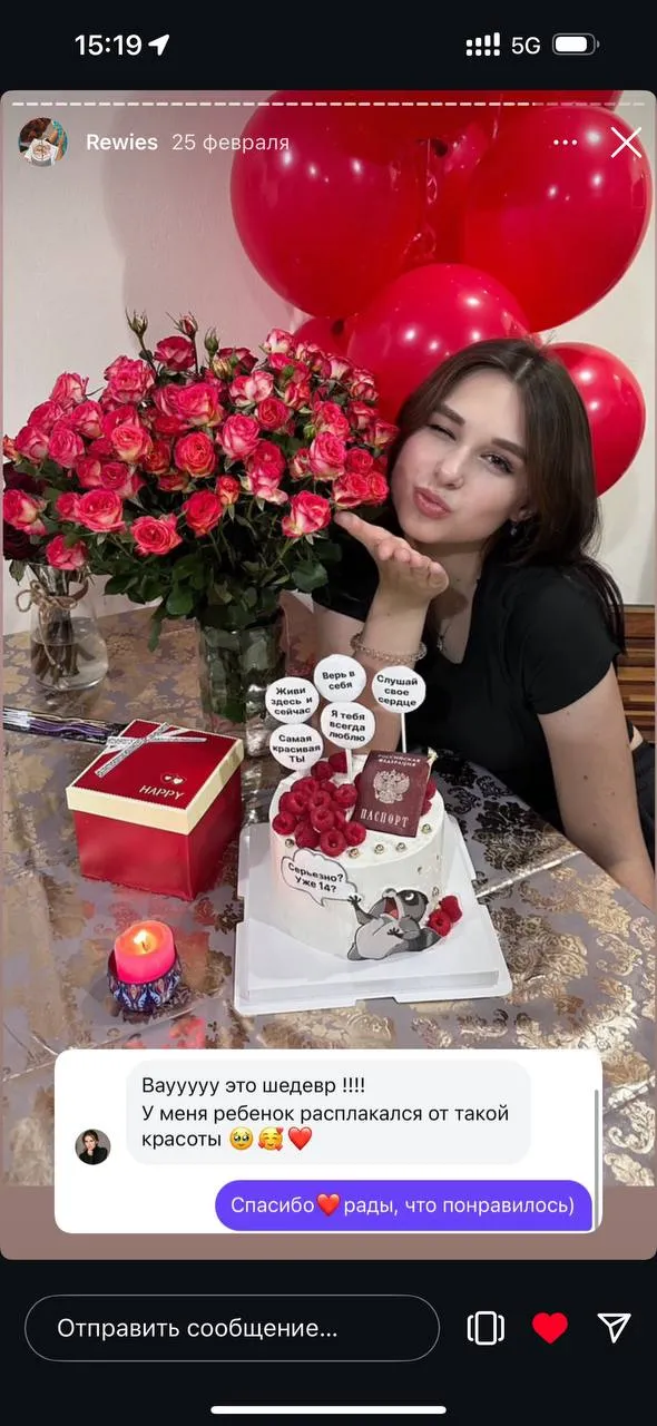 Customer review of a SweetBox cake (18 of 44)