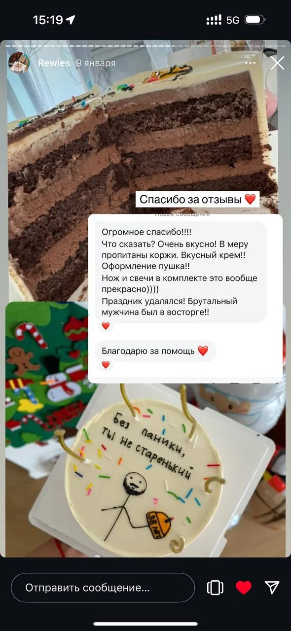 Customer review of a SweetBox cake (23 of 44)