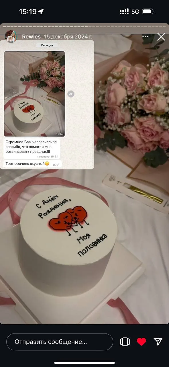 Customer review of a SweetBox cake (26 of 44)